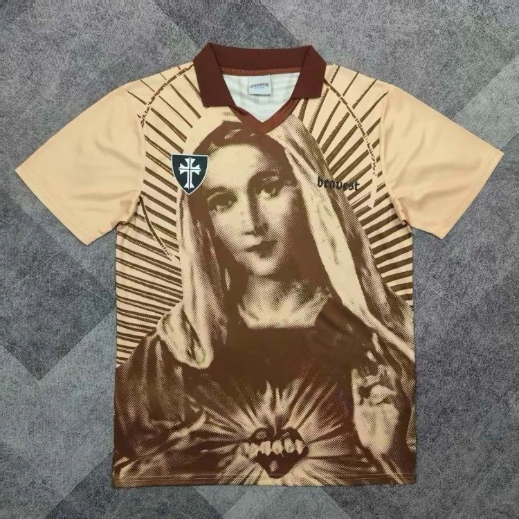 Unbranded Football Jerseys Virgin Mary Graphic Polo Jersey image 3