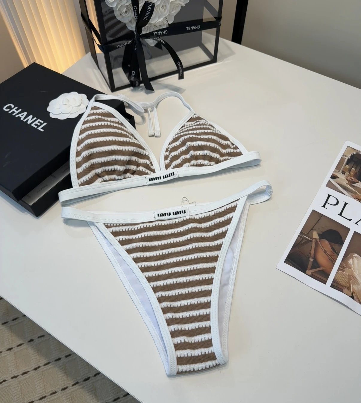 Miu Swimwear Triangle Bikini Sets image 4