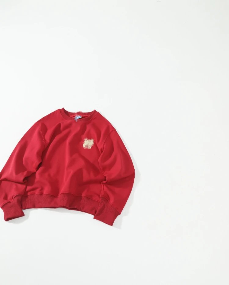 Undefeated Hoodies & Sweatshirts Crew-Neck Graphic Sweatshirt — Wine red