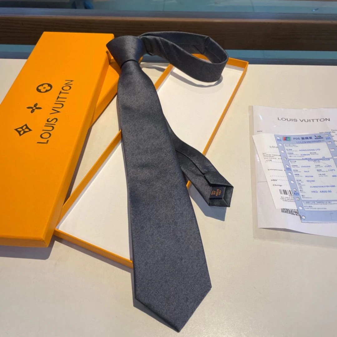 Louis Vuitton Ties Monogram Jacquard Necktie image 6