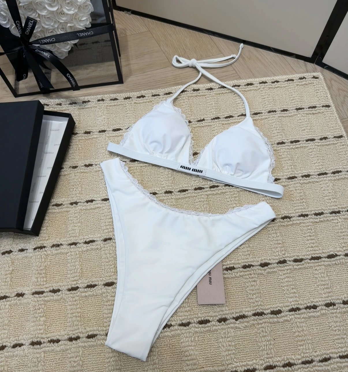 Miu Swimwear Triangle Bikini Sets — 3