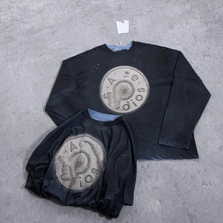 A.P.C. 'S.O.I.D.' Graphic Long-Sleeve T-Shirts