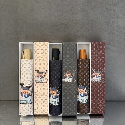 Louis Vuitton Monogram Bear Print Folding Umbrella