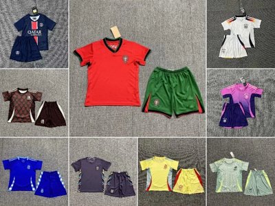 Kids' Football Jersey & Shorts Sets [17 styles]