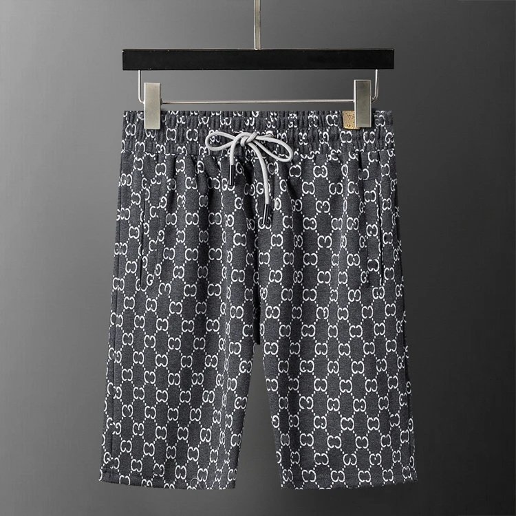 Unbranded Shorts Drawstring printed casual — SKU-10-29039 Dark Gray