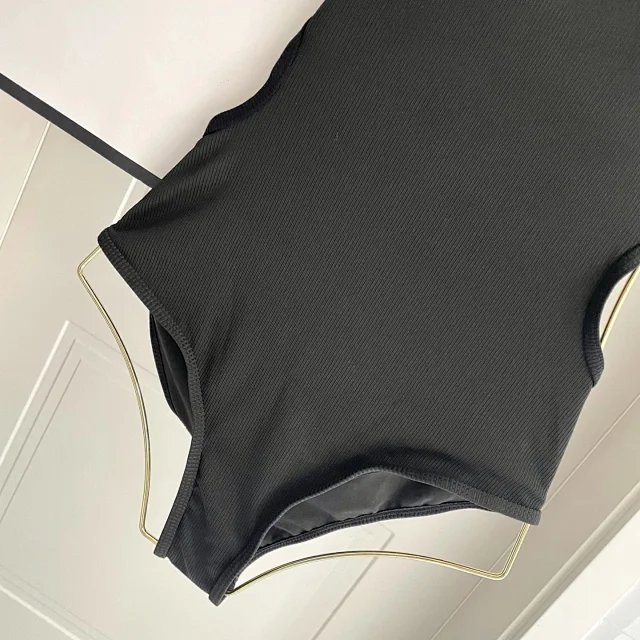 Prada Swimwear One-piece swimsuit with triangle logo product detail image 4