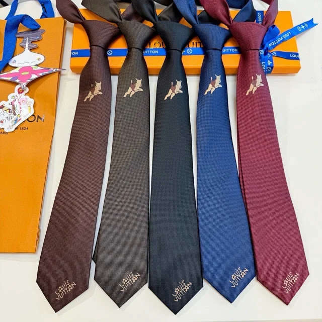 Louis Vuitton Ties 6584 embroidered mascot product detail image 1