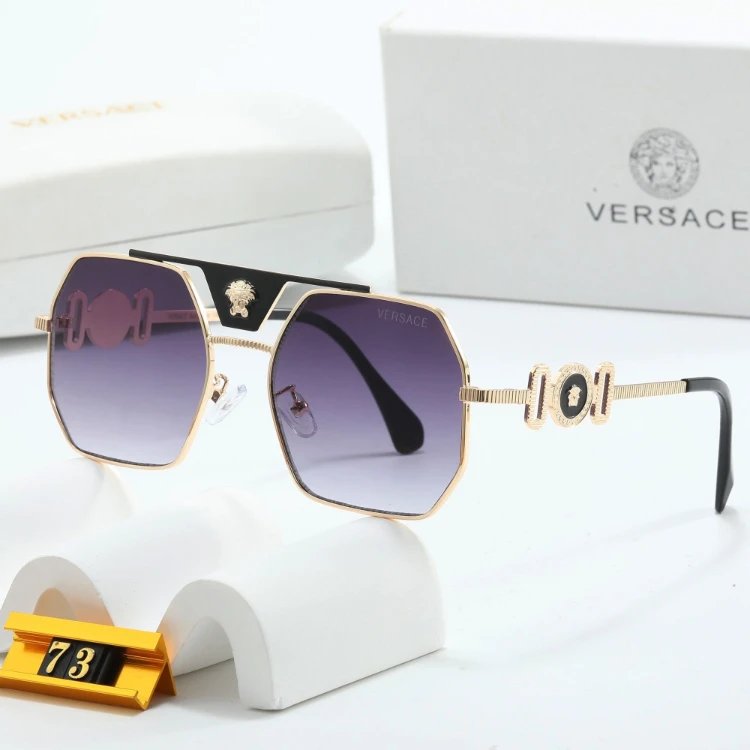 Versace Eyewear Oversized geometric-frame sunglasses with Medusa emblem image 4