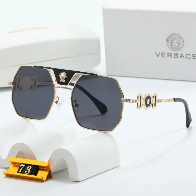 Versace Eyewear Oversized geometric-frame sunglasses with Medusa emblem image 2