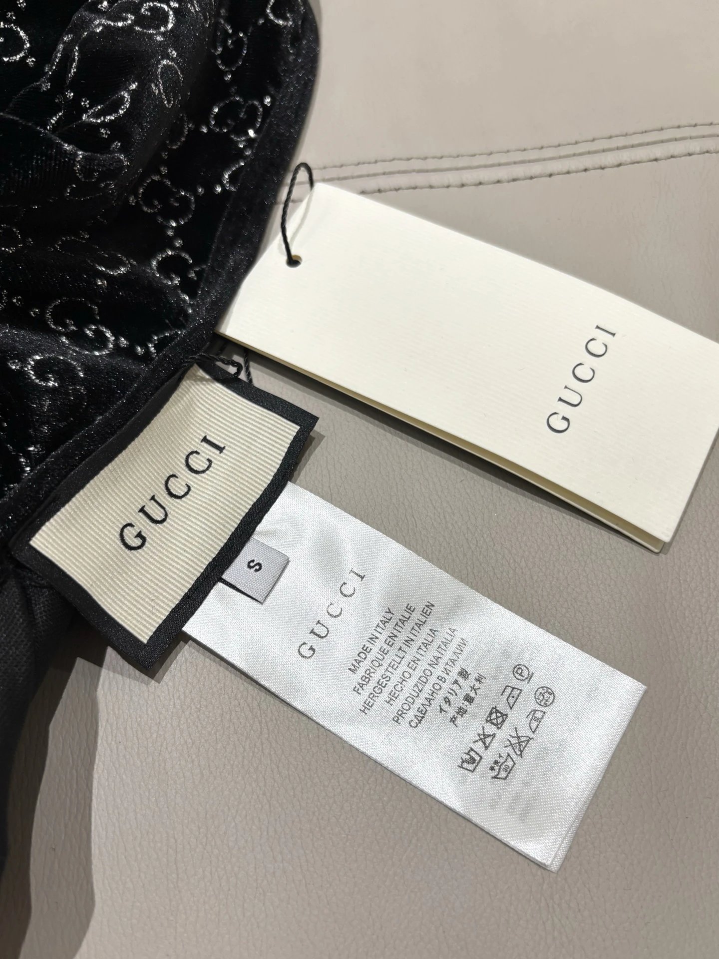 Gucci Swimwear Velvet GG Monogram One-Piece Swimsuit image 10