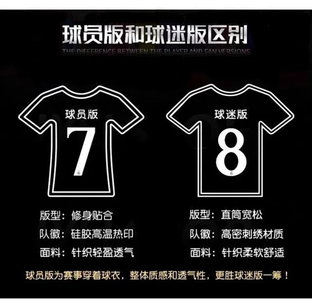 Unbranded Football Jerseys Portugal National Team Home/Away Jersey with Player Name and Number product detail image 2