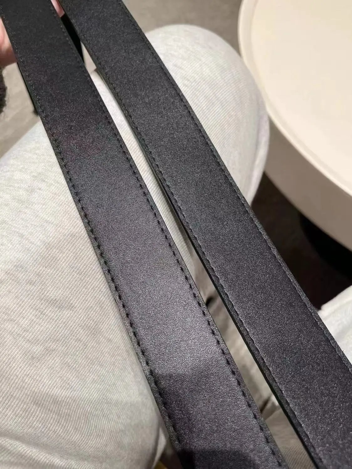 Balenciaga Belts BB-logo buckle leather belt image 3