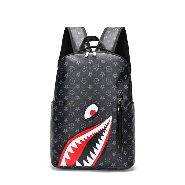 Sprayground Backpacks Shark Mouth Design — SKU-05-Presbyopia and Red Eyes