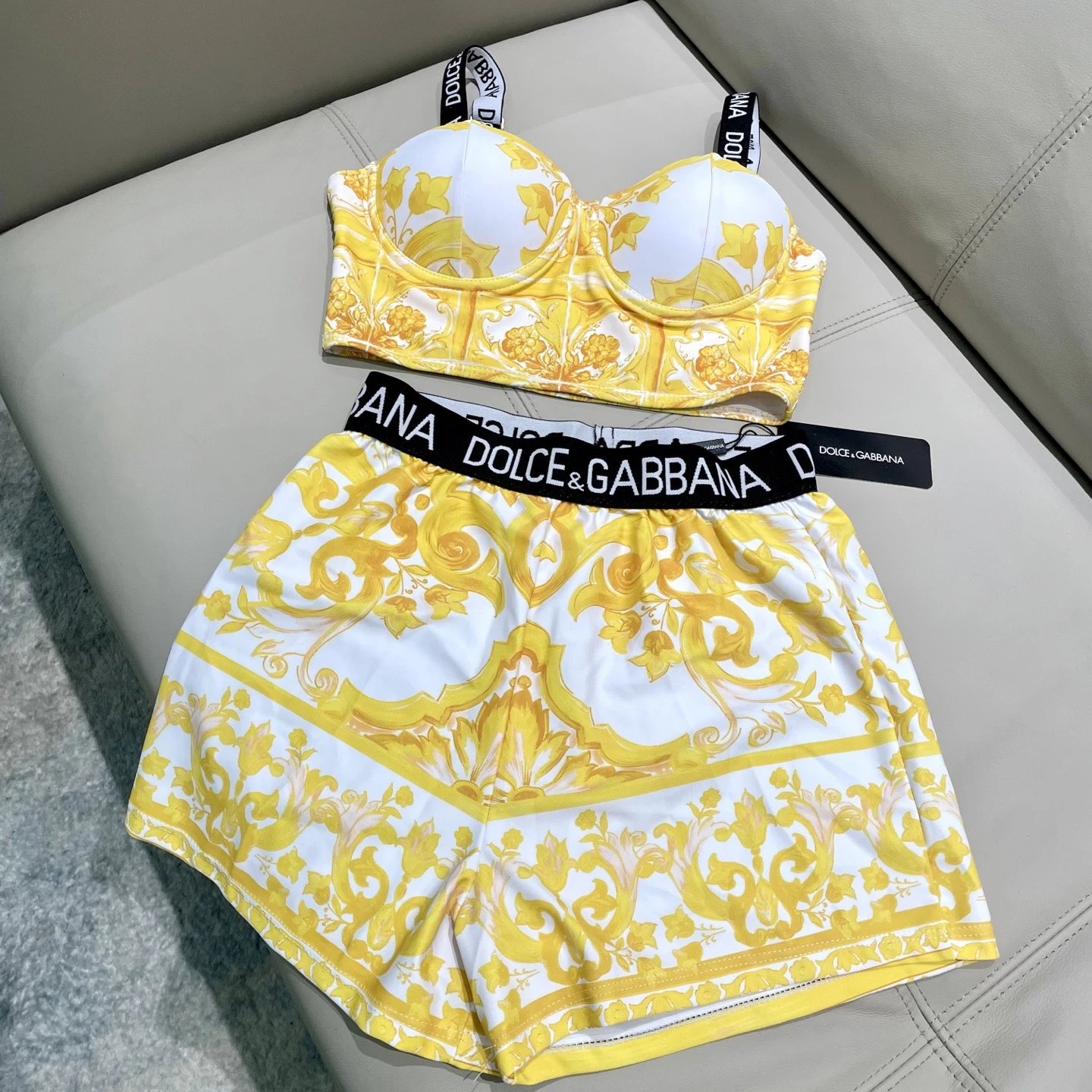 Dolce & Gabbana Swimwear Two-Piece Bikini Swimsuit — 14