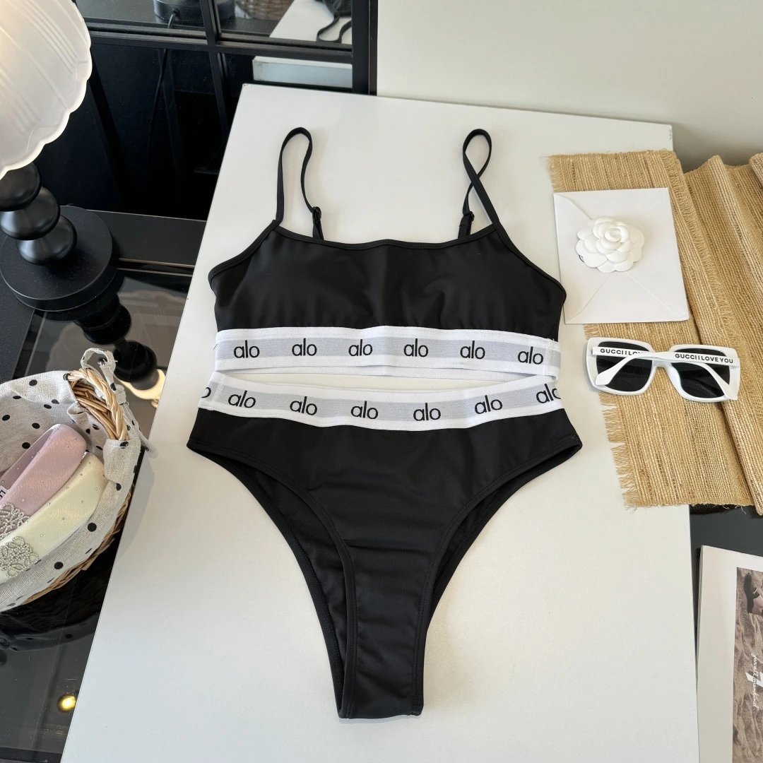Alo Yoga Swimwear Two-piece bikini with logo elastic bands — 3