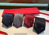 Salvatore Ferragamo Gancini Woven Silk Tie