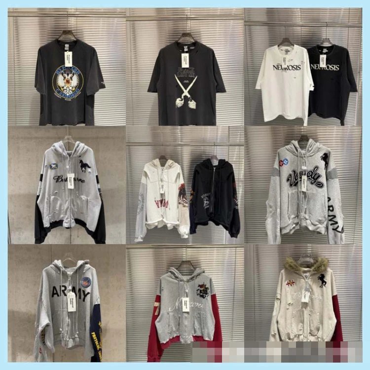 Protocol Distressed Zip Hoodies [40 styles]