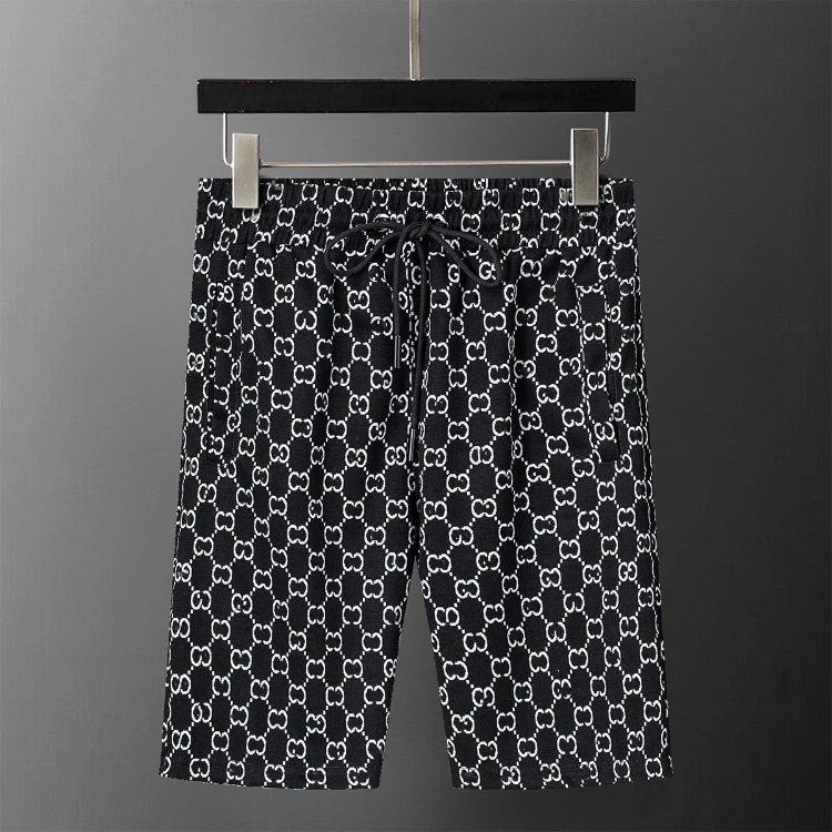 Unbranded Shorts Drawstring printed casual — SKU-07-29039 Black