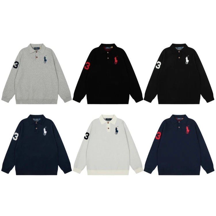 Polo Ralph Lauren Classic Fit Long-Sleeve Polo Sweater [6 styles]