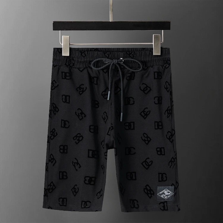 Unbranded Shorts Drawstring printed casual — SKU-17-29043 Black