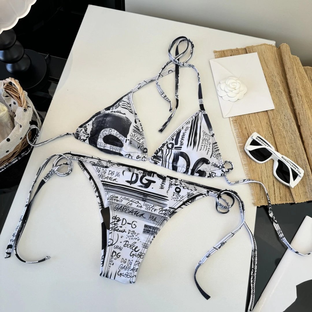 Dolce & Gabbana Swimwear Two-Piece Bikini Swimsuit — 1