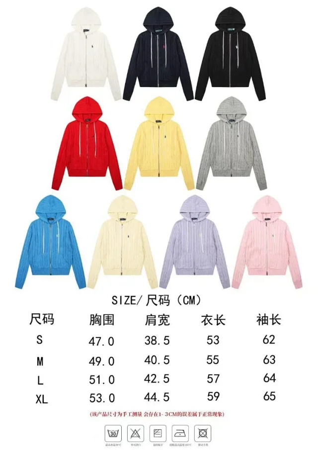 Polo Ralph Lauren Hoodies & Sweatshirts Cable-Knit Full-Zip Hooded Sweater product detail image 2