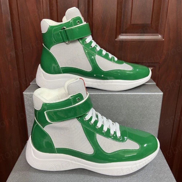 Prada Sneakers 6108 High-Top Ankle-Strap — C2