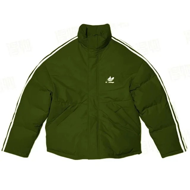 Adidas Jackets Trefoil three-stripe puffer jacket — 2