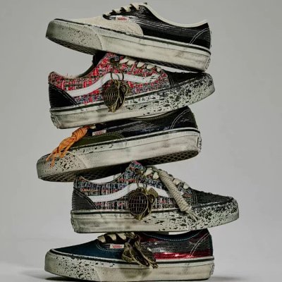 Vans Plaid Patchwork Skate Sneakers [5 styles]
