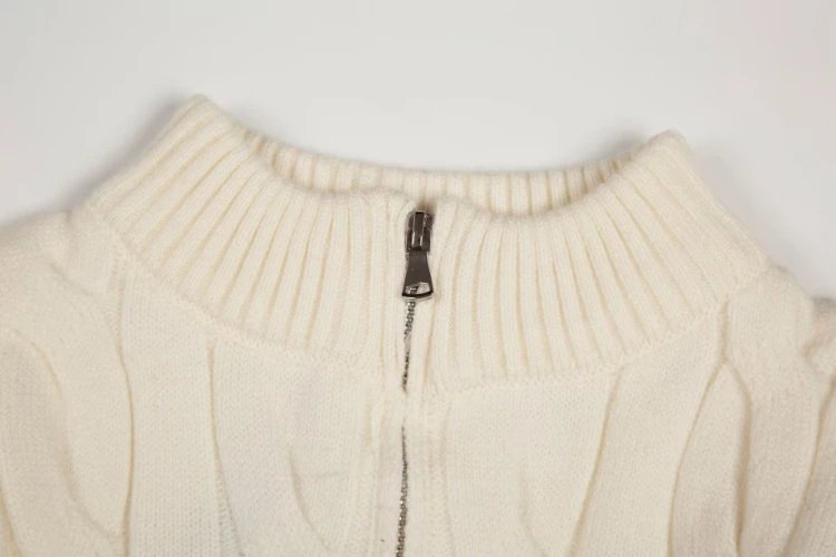 Polo Ralph Lauren Knitwear Cropped cable-knit full-zip mock-neck cardigan image 3