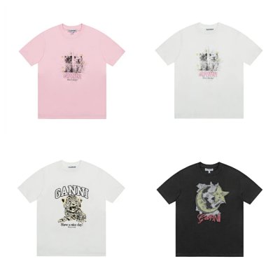 GANNI Graphic Print T-Shirt