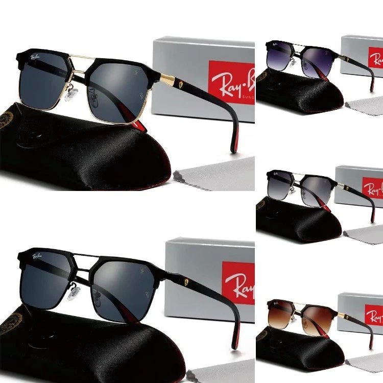 Ray-Ban Aviator-Style Metal Frame Sunglasses
