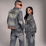 BP Flame Denim Jacket & Pants Set [29 styles]
