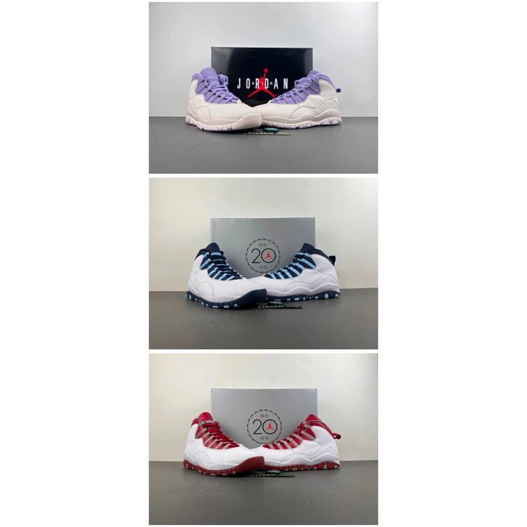 Air Jordan 10 Retro Sneakers [3 styles]