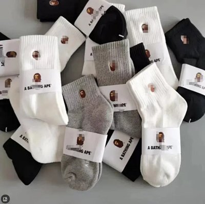 BAPE Embroidered Crew Socks [29 styles]