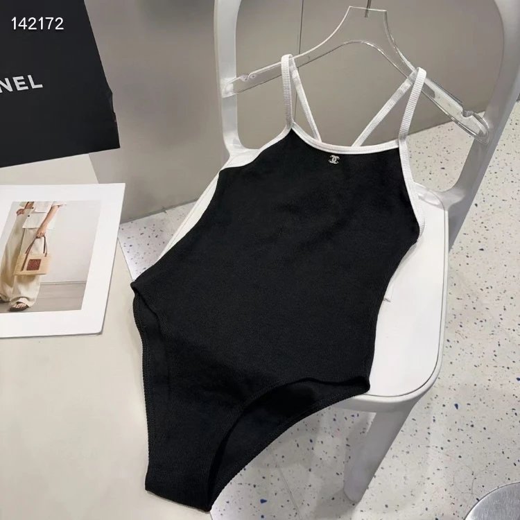 Chanel Swimwear Logo-print one-piece and bikini styles — 1