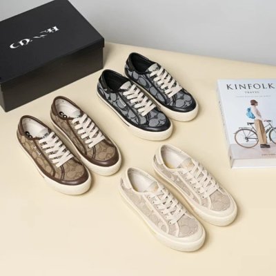 Coach Monogram Canvas Sneakers [3 styles]