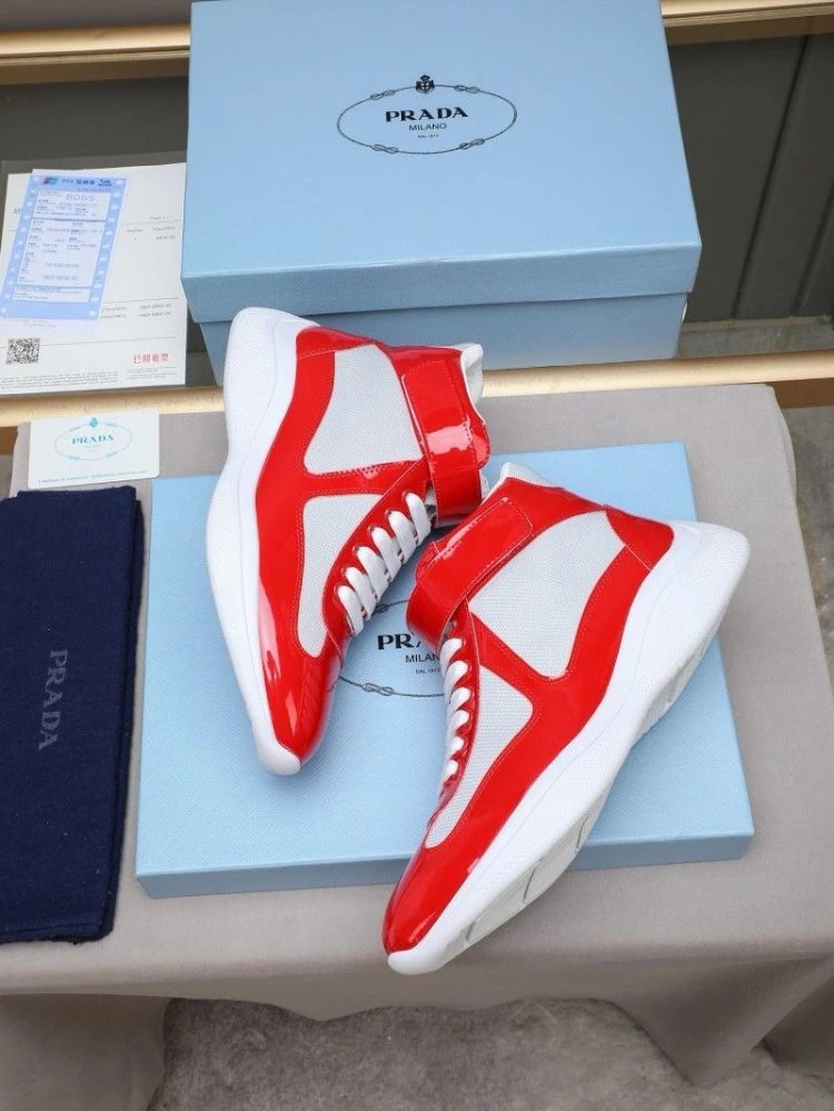 Prada Sneakers 6108 High-Top Ankle-Strap image 2