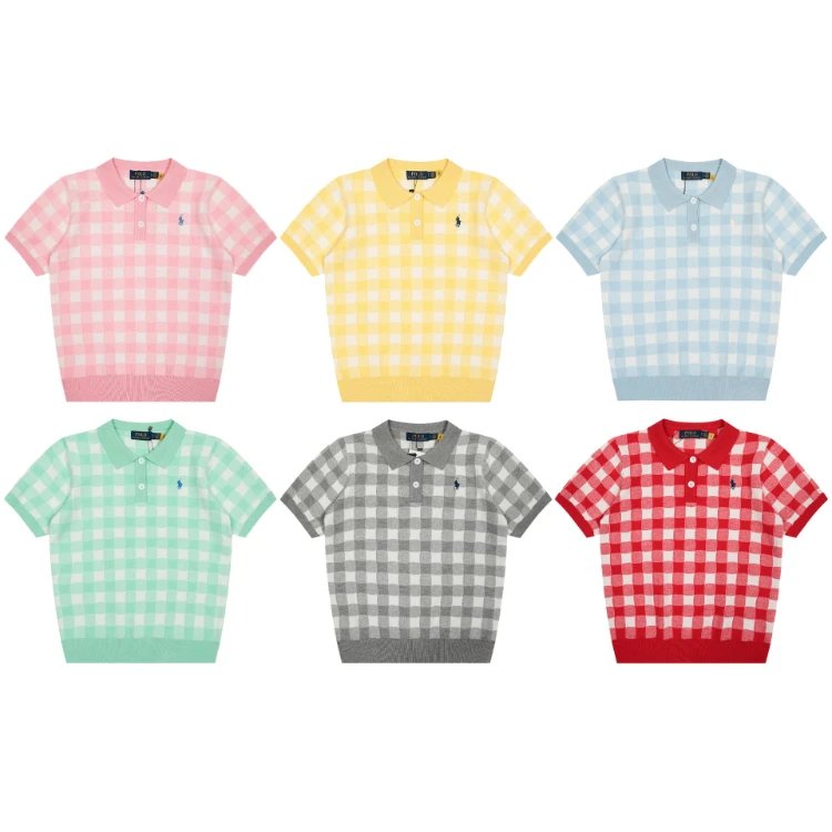 Polo Ralph Lauren Gingham Knit Polo Shirt