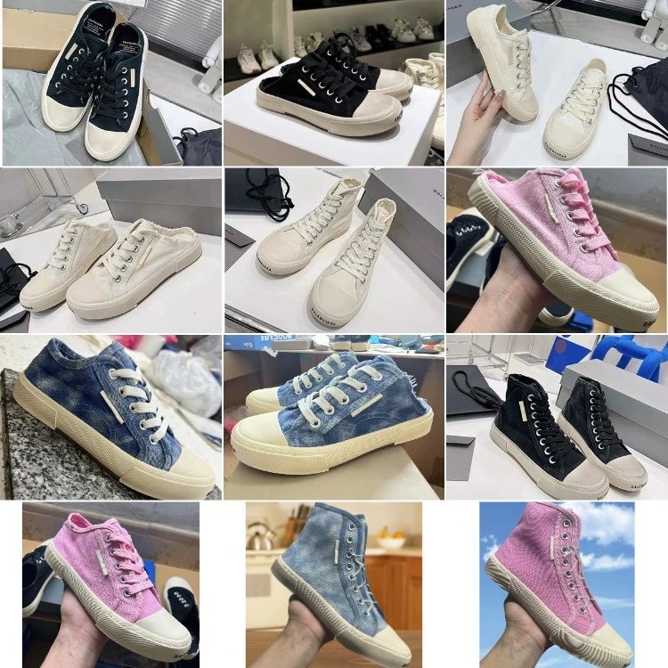 Balenciaga Distressed Canvas Sneakers [12 styles]