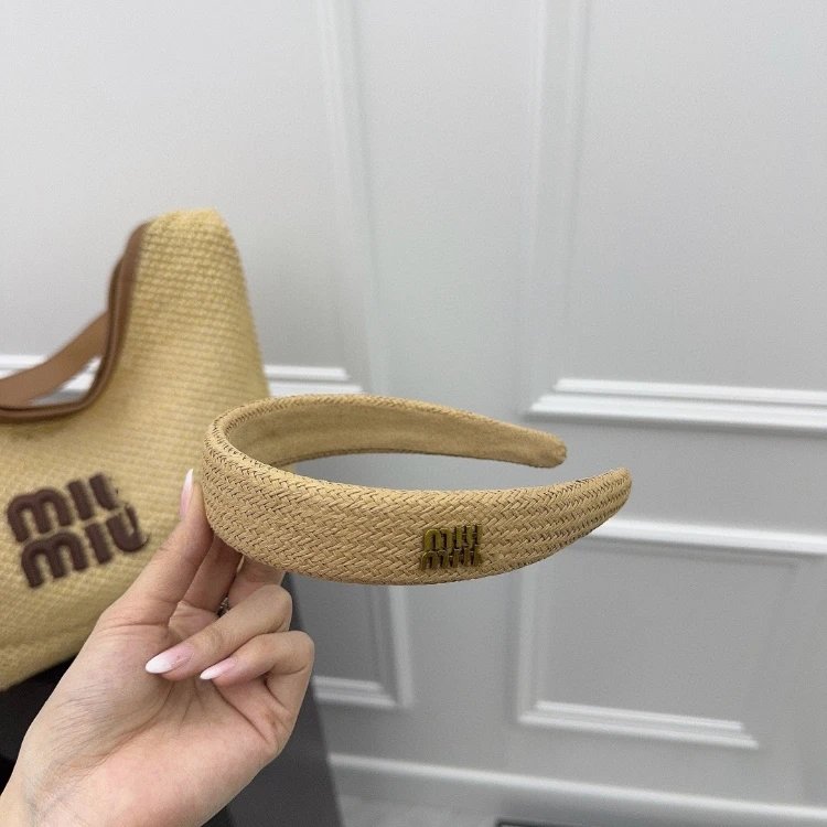 Miu Uncategorized Woven Padded Headband image 3