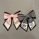 Dior Oblique Bow Hair Scarf