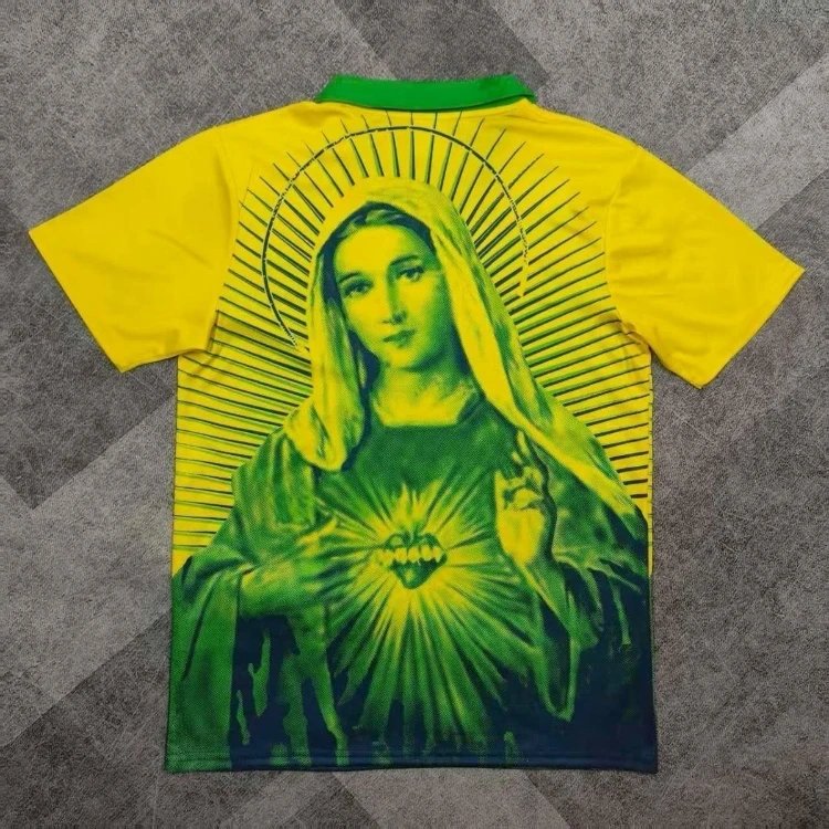 Unbranded Football Jerseys Virgin Mary Graphic Polo Jersey image 6
