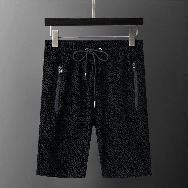 Unbranded Shorts Drawstring printed casual — SKU-27-29051 Black