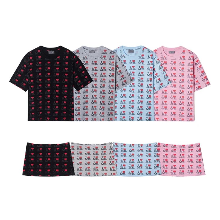 I ❤️ ME Graphic T-Shirt/Shorts Set | 7751482949