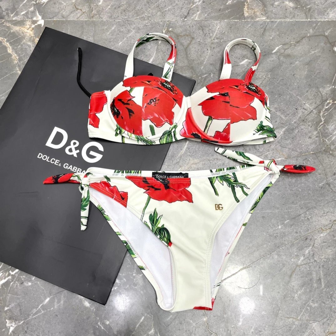 Dolce & Gabbana Swimwear Two-Piece Bikini Swimsuit — 18