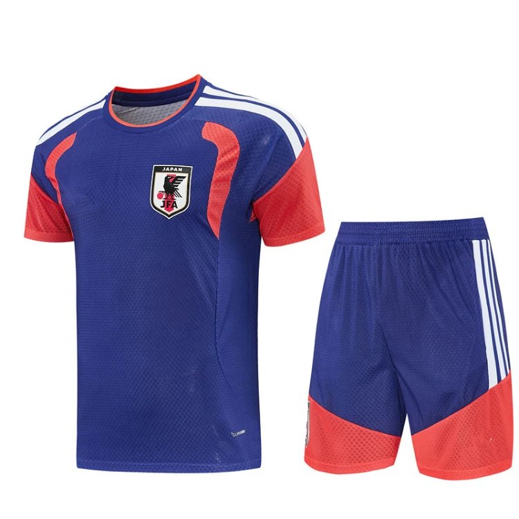 Unbranded Football Jerseys Short-Sleeve Jersey and Shorts Set — SKU-04-26 Japan Colorland Short-Sleeve Set