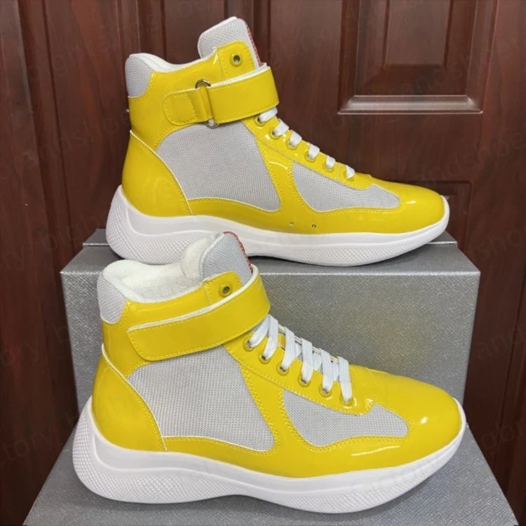 Prada Sneakers 6108 High-Top Ankle-Strap — C6