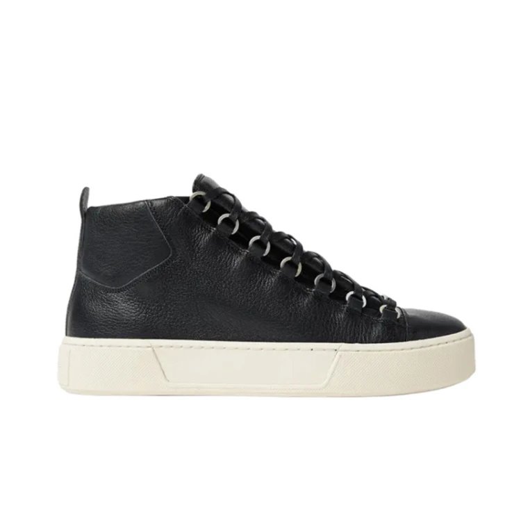Unbranded Sneakers High-Top Lace-Up Leather — 8
