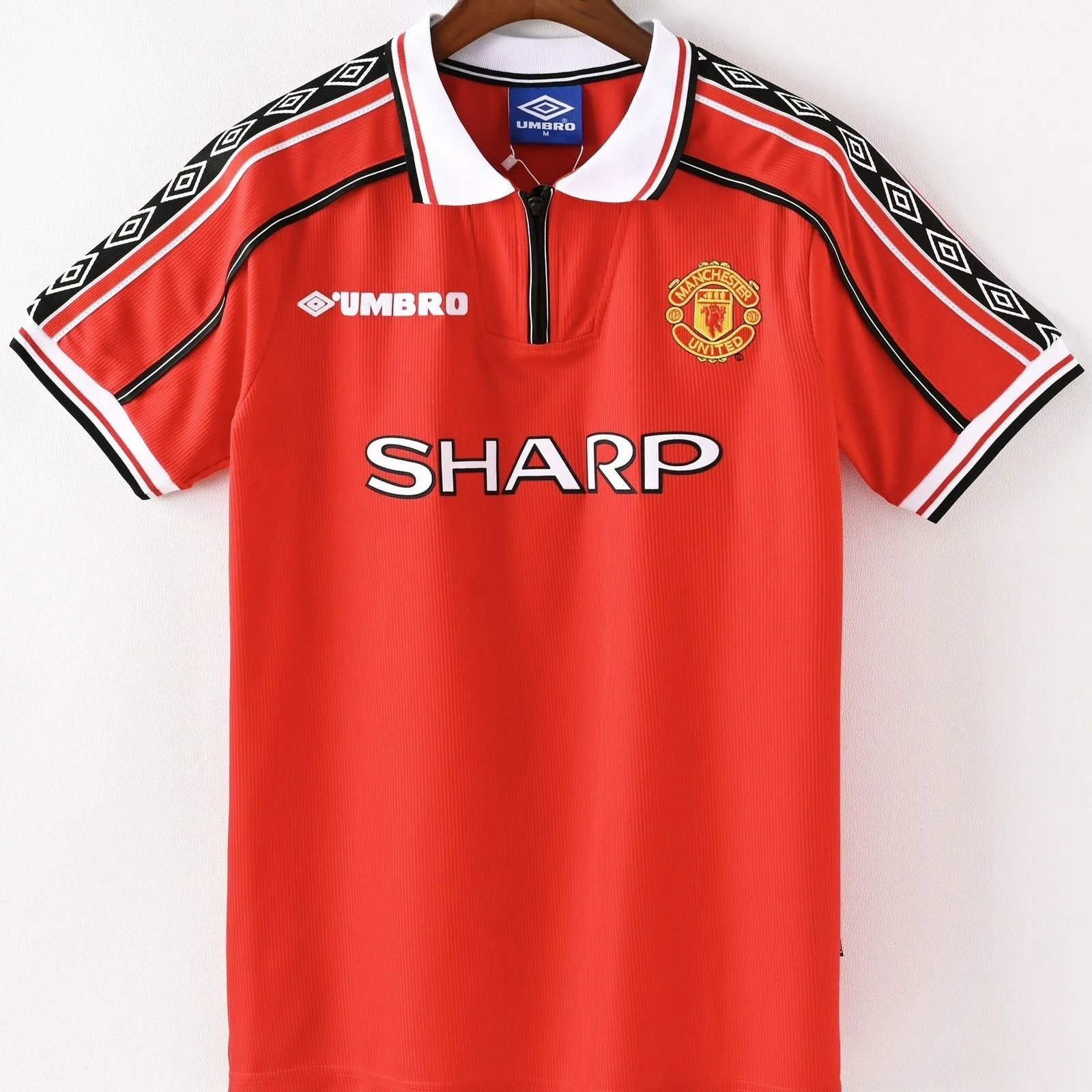 Umbro Football Jerseys Manchester United Retro Jersey — Manchester United’s home matches in the 1994–96 season